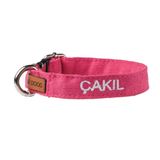 Lusi Doog İsimli Kedi Tasması Kedi Boyun Tasması Ayarlanabilir (CHARM DAHİL DEĞİL) (Pembe)