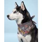 Lusi Doog İsme Özel Köpek Bandana İsimli Köpek Fular Kişiselleştirilebilir Bandana (Yünlü Ekoseli) I Küçük, Orta ve Büyük Irk I Renk Seçenekli (Lacivert, Large)