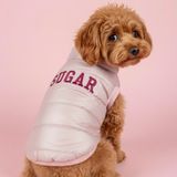 Lusi Doog İsme Özel Köpek Yeleği İsimli Anorak Yelek Puf Köpek Kıyafeti I Küçük ve Orta Irklar I Renk Seçenekli (Pembe, Medium)