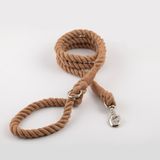 Lusi Doog Köpek Gezdirme Halatı I Köpek Gezdirme Kayışı I İp Tasma I%100 Doğal Pamuk Halat İp I Küçük, Orta ve Büyük Irk Köpekler I Renk Seçenekli (Pembe)
