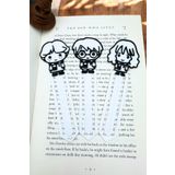 lusidadesign Harry Potter, Hermione, Ron Figür Kabartmalı 3'lü Kitap Ayracı Seti