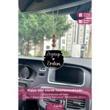 lusidadesign Kişiye Özel Splash Siyah Dikiz Aynası Pleksi Araba Süsü