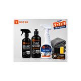 Luster 3’lü Araç Bakım Seti 1+1+1 Fırsat Paketi – Seramik Sprey Cila 500 ml + Lastik Parlatıcı 500 ml + Leke Çıkarıcı 750 ml | Bez ve Sünger Hediyeli