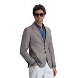 Luta Spor Erkek Blazer Ceket Slim Fit Kahverengi 48
