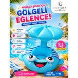 Lutara Gölgelikli Balık Figürlü Çocuk Simidi – Pvc Malzemeli Uv Korumalı Bebek Yüzme Simidi (0-4 Yaş) - Mavi