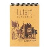 Lutart 140 gr Ivory A5 50 Yaprak Akademie Spiralli Eskiz Defteri