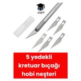 Lutart LA-6646 5 Yedekli Kretuar Bıçağı