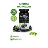 Lutfiye Organik Aronya Marmelatı 280 G – Rafine Şeker Ilavesiz, Üzüm Suyu Konsantresi ile Tatlandırılmış
