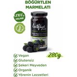 Lutfiye Organik Böğürtlen Marmelatı 280 G – Rafine Şeker Ilavesiz, Üzüm Suyu Konsantresi ile Tatlandırılmış