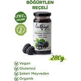 Lutfiye Organik Böğürtlen Reçeli 280 G – Vegan, Katkısız, Meyve Konsantresi ile Tatlandırılmış