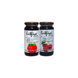 Lutfiye Organik Çilek Reçeli 280 gr ve Vişne Reçeli 280 gr