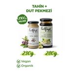 LUTFIYE Organik Tahin & Dut Pekmezi – Şekeri Meyveden, Katkısız (280 g + 230g)
