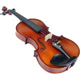 Luthiero Kurulumu Yapılmış Üst Kalite 4/4 Tam Boy Keman Masif Ağaç ve Abanoz Aksamlar ile Üst Düzey Performans
