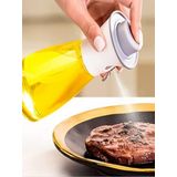 Luti Concept Püskürtmeli Cam Şişe Yağlık Sprey Yağ Şişesi Zeytinyağı Limon Püskürtücü Yağdanlık 220 Ml, Luti Concept, Cam, Beyaz