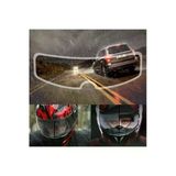 Luti Concept Tüm Kasklara Uyumlu Motorsiklet Kask Ön Cam Sticker Film Yağmur Buğ Engelleyici Su Kaydırıcı Cam Filmi Yağmur Engelleyici Damla Kaydırıcı Film