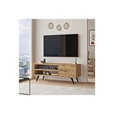 Luton Tv Ünitesi 110CM Tv Sehpası Ahşap Ayaklı Çam Lut1-A - Atlantik Çam