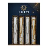Lutti Gümüş Altın Renkli 4'lü Metal Tesbih