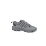 Lutton 215 Unisex Gri Bağcıklı File Yürüyüş Koşu Büyük Numara Spor Ayakkabı 45 46 47 48