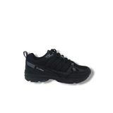 Lutton 215 Unisex Siyah Bağcıklı File Yürüyüş Koşu Büyük Numara Spor Ayakkabı 45 46 47 48