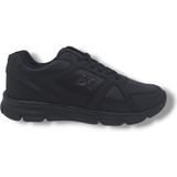 Lutton 3555 Unisex Siyah Bağcıklı Yürüyüş Koşu Büyük Numara Spor Ayakkabı 45 46 47 48