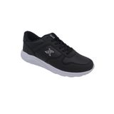 Luttoon 4154-24 Deri Anatomik Hafıza Taban Kadın Sneaker Siyah Beyaz