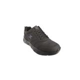 Luttoon 4154-24 Deri Anatomik Hafıza Taban Kadın Sneaker Siyah Füme