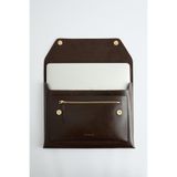 Lutvelizade Çanta 2534 - Çok Gözlü Clutch Acı Kahve Kadın Çanta