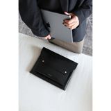 Lutvelizade Çanta 2534 - Çok Gözlü Clutch Siyah Kadın Çanta