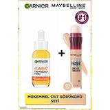 Luua Maybelline New York Instant Anti Age Eraser Kapatıcı - 01 Light & C Vitamini Parlak Süper Aydınlatıcı Serum 30 ml - kahverengi