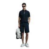 Luus Spor Erkek Chino Şort Slim Fit Siyah