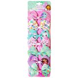 LUV HER Gabby's Dollhouse Saç Yayları - Saç Aksesuarları Hediye Seti - Prenses Saç Fiyonkları 7 Parça 4 İnç Paket Saç Yayları Kızlar için Farklı Karakterler Saç Tokasında Farklı Karakter Çocuk Yay -
