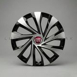 luvak Fiat Fiorino Uyumlu JantKapağı - 15" İnç - 1 Takım (4 adet) - Çelik görünümlü 1080R15