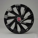 luvak Fiat Punto Uyumlu JantKapağı - 15 İnç - 1 Takım (4 adet) - Çelik görünümlü 1140R15