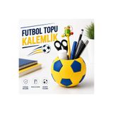 Luvena Futbol Topu Kalemlik Masaüstü Organizer Kalem Kutusu Ofis Masa Düzenleyici