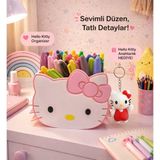 Luvena Hello Kitty Kalemlik Organizer Kız Çocuklar İçin Sevimli Masaüstü Kalem Kutusu