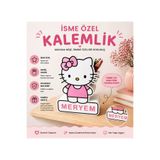 Luvena Kişiye Özel İsimli Hello Kitty Kalemlik Organizer Masaüstü Düzenleyici Kawaii Dekor Kalem Kutusu