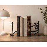 Luvena Kitap Tutucu Kitap Dayama Aparatı Dekoratif Bookend Raf Düzenleyici Kitaplık Organizer Islami Tasarım