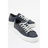 Luvi Ayverıe Lacivert Deri Kadın Sneakers
