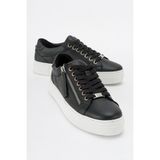 Luvi Berly Siyah Deri Kadın Sneakers