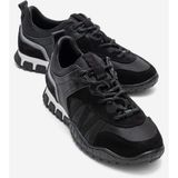 Luvi Fıera Siyah Hakiki Deri Fileli Kadın Günlük Sneaker