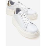 Luvi Gueno Beyaz Cilt Deri Kadın Spor Ayakkabı - Beyaz Deri