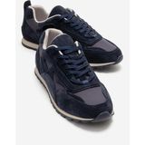 Luvi Sahra Lacivert Süet Hakiki Deri Kadın Sneaker
