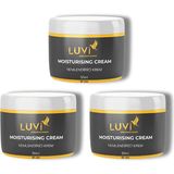 Luvi Tüm Cilt Tiplerine Uygun Yoğun Nemlendirici Bakım Kremi 3'lü Set 50 ml + 50 ml + 50 ml