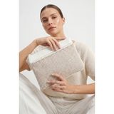 Luvi Zenıx Beyaz Desenli Kadın Clutch Çanta - STANDART