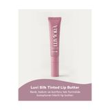 Luviora Luvi Silk Tinted Lip Butter – Shea & Organik Sertifikalı Cupuaçu Butter, Jojoba ve Avokado Yağı, Seramik Aplikatör 15 ml