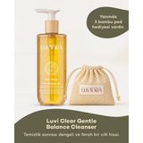 Luviora Organics Luvi Clear Bariyer Destekleyici Yüz Temizleme Jeli – 4D Hyalüronik Asit, Organik Akasya Tohumu – Hassas Cilt 300 ml