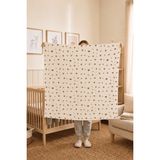 Luvis Home Müslin Bebek Battaniyesi 120 cm x 120 cm – Safari Dots Leopar Desenli Çok Amaçlı Örtü - Renkli - 120 x 120