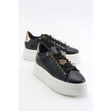 LuviShoes Ater Siyah Kadın Spor Ayakkabı