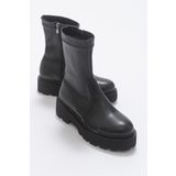 LuviShoes Rush Siyah Kadın Bot