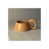 Luvita Craft El Yapımı Stoneware Espresso Fincanı – 75 ml Mini Seramik Kahve Bardağı